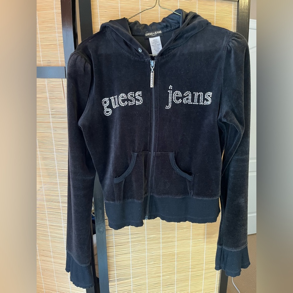 Guess jeans zip up hoodie